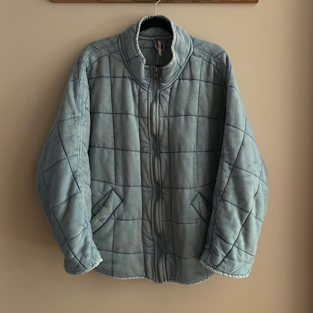 Free People Dolman Quilted Knit Bomber Jacket